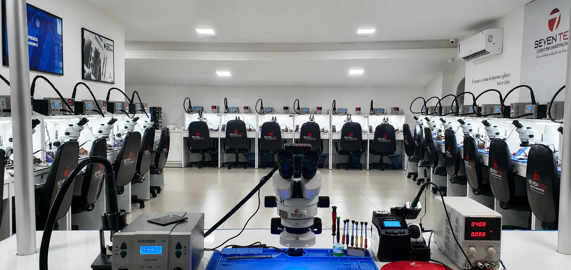 Laboratório de manutenção Seven Tec
