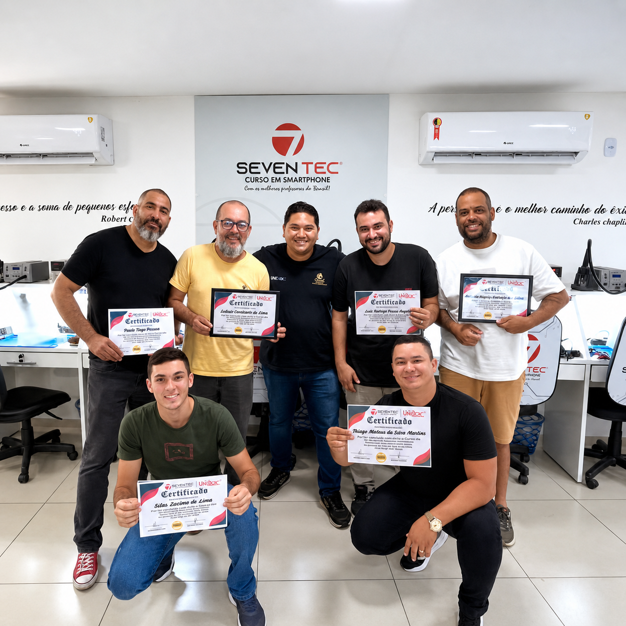 Alunos formados Seven Tec 1