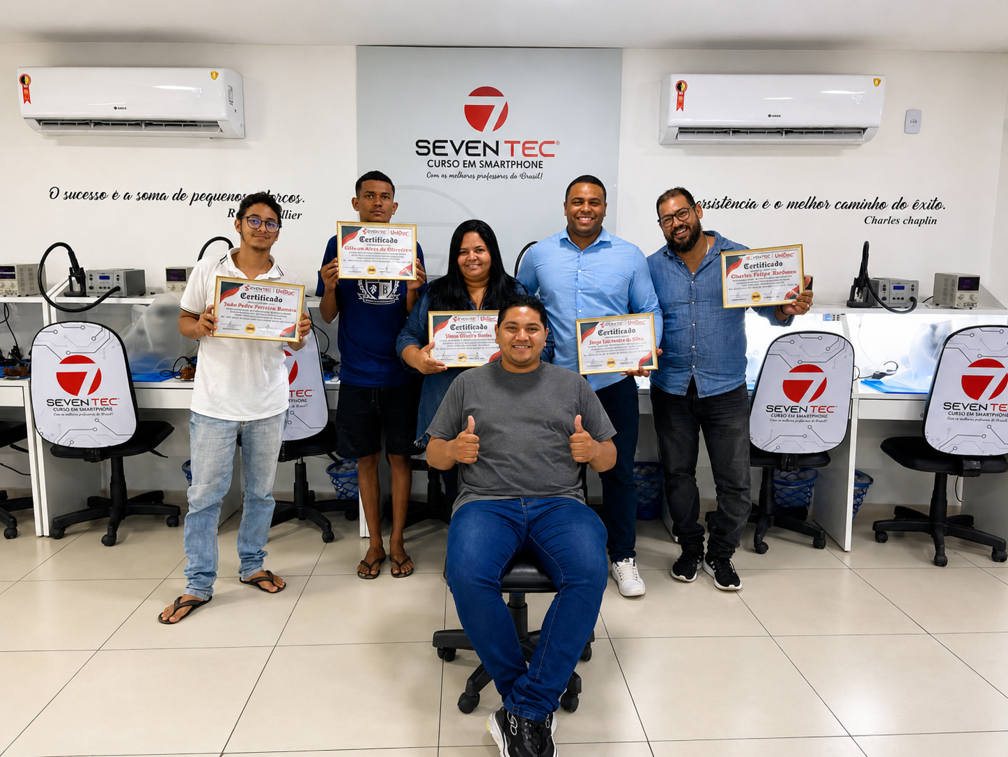 Alunos formados Seven Tec 2