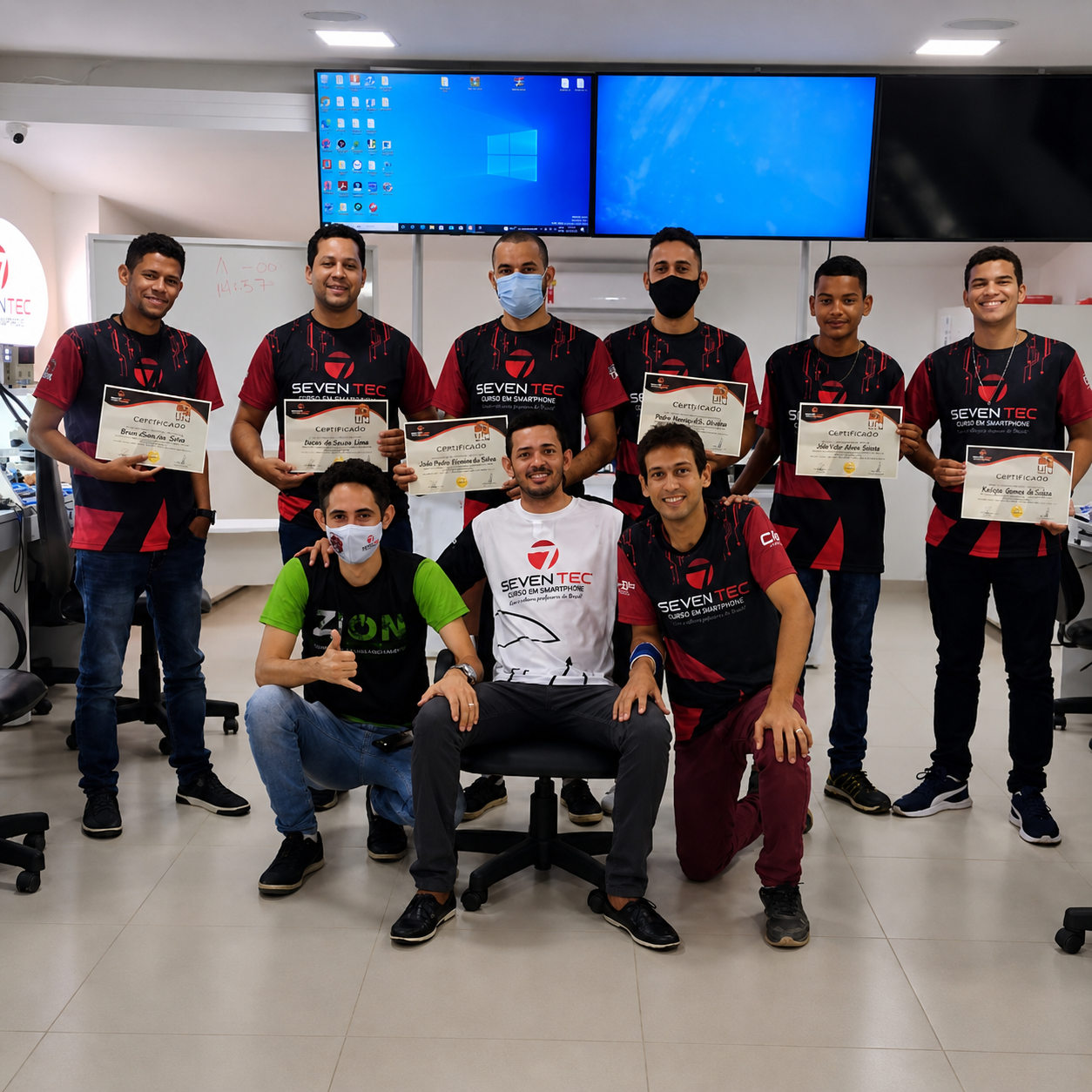 Alunos formados Seven Tec 5